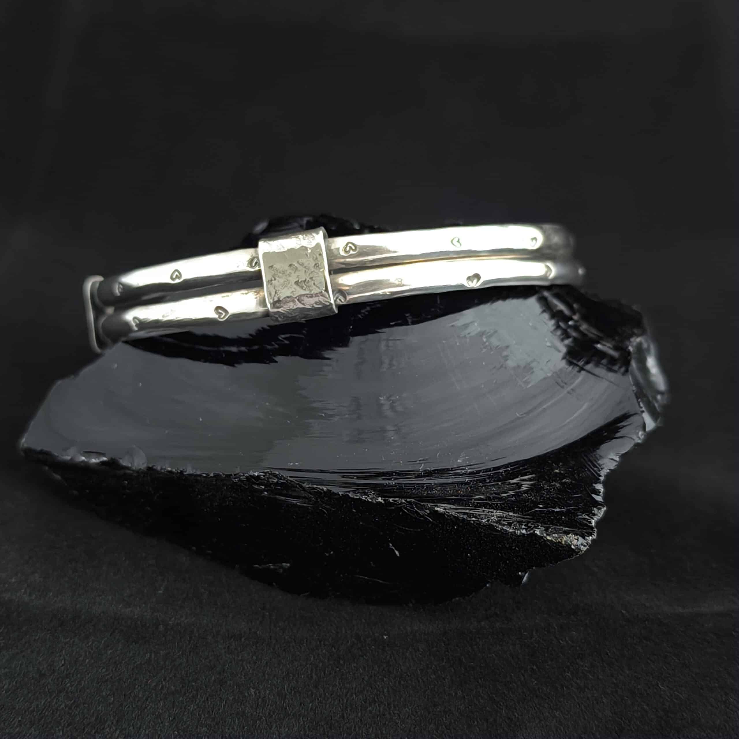 Sterling silver bangle bracelet