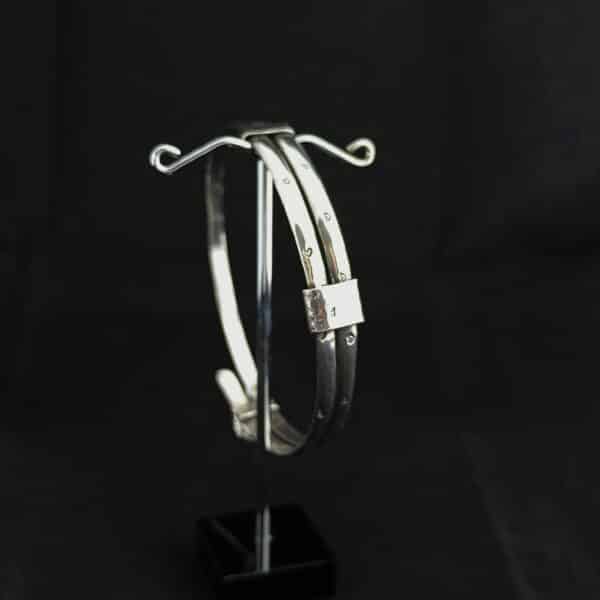 Sterling silver bangle