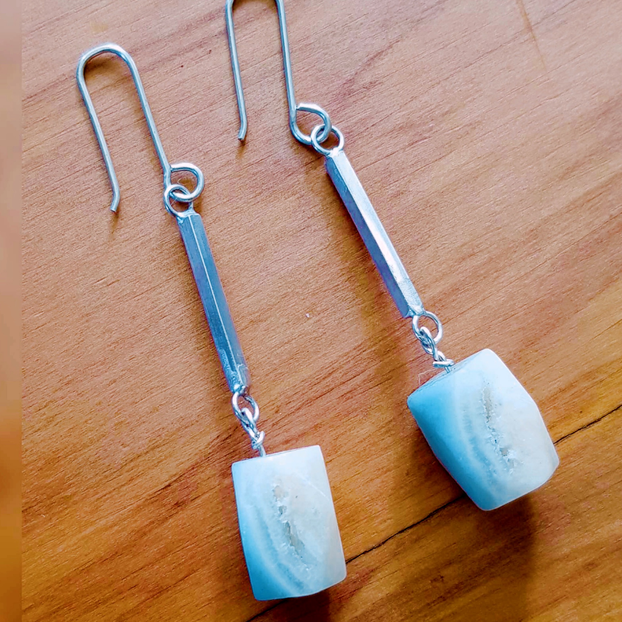 Aquamarine earrings