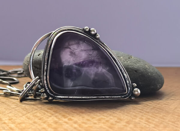 Sterling Silver Amethyst Necklace - Image 8