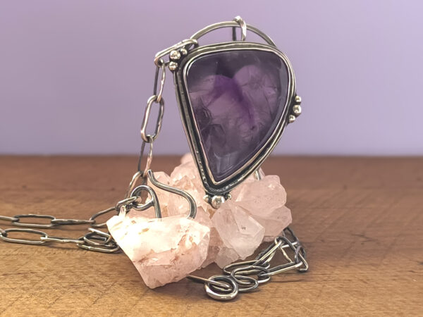 Sterling Silver Amethyst Necklace - Image 6