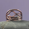copper lace ring