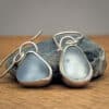 Blue sea glass earrings