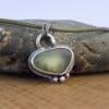 green sea glass pendant
